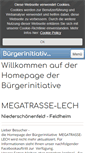 Mobile Screenshot of megatrasse-lech.info
